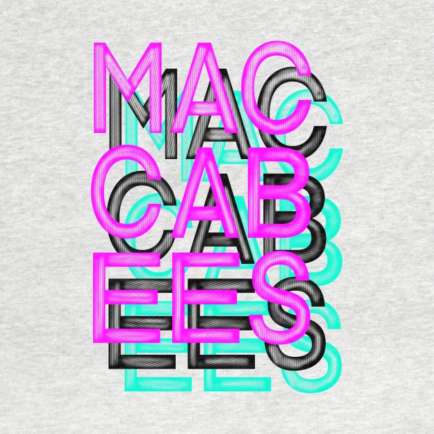 Glitchy Maccabees Logo by HAPHEART.COM